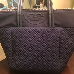 Authentic quilted Tory Burch Fleming bag